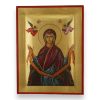 theotokos holy belt icon handmade greek orthodox