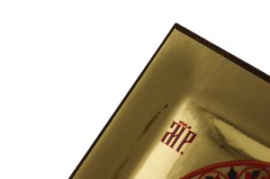 theotokos of kazan icon gold mirror orthodox