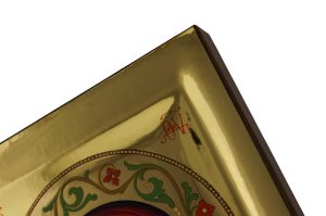 theotokos of vladimir icon gold mirror orthodox