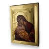 theotokos tenderness icon gold mirror orthodox