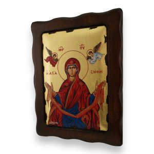 virgin mary holy belt icon handmade greek orthodox