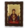 virgin mary inexhaustible cup icon handmade orthodox