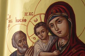 virgin mary the three joys icon gold mirror orthodox