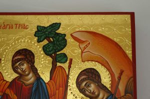 holy trinity rublev icon hand painted greek orthodox