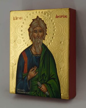 apostle andrew icon hand painted greek orthodox