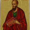apostle paul icon hand painted greek orthodox
