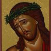 christ crown of thorns icon hand painted orthodox