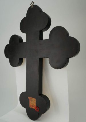 hand painted cross icon crucifix greek orthodox