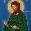 john the baptist icon hand painted greek orthodox