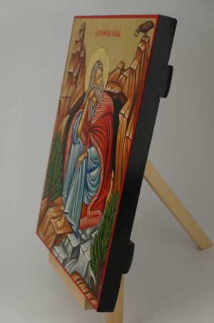 prophet elijah icon hand painted greek orthodox