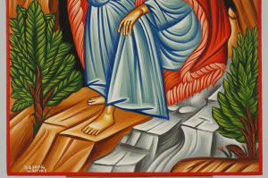prophet elijah icon hand painted greek orthodox