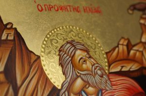 prophet elijah icon hand painted greek orthodox