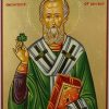 saint patrick icon hand painted greek byzantine