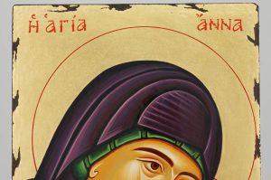 st anna icon hand painted greek orthodox
