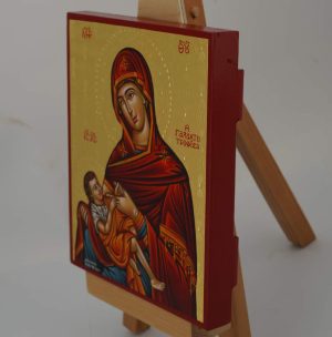 theotokos milk giver icon hand painted orthodox