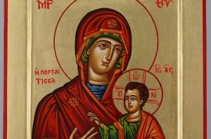 theotokos the guide icon hand painted byzantine