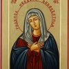 virgin mary extreme humility icon hand painted greek orthodox