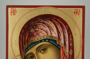 virgin mary sweet loving hand painted orthodox icon