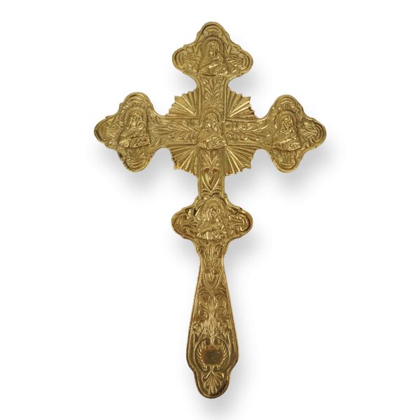 brass blessing cross