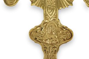 brass blessing cross