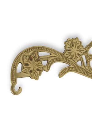 brass wall bracket grapevine design