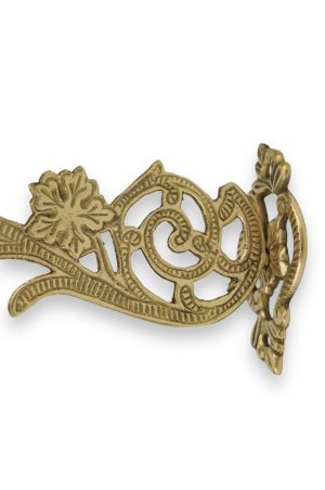 brass wall bracket grapevine design