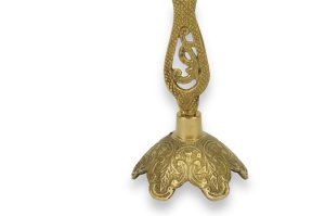 ornate brass standing cross