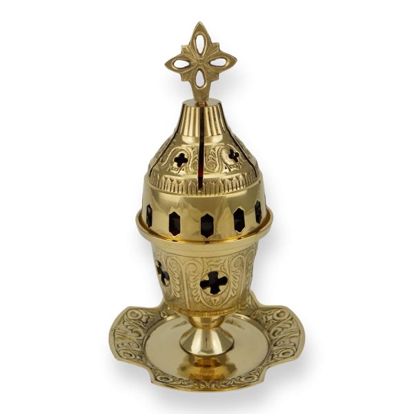 brass table vigil lamp