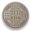 carved wood holy bread prosphora seal