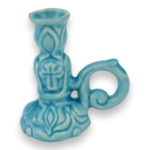 ceramic candle holder with handle