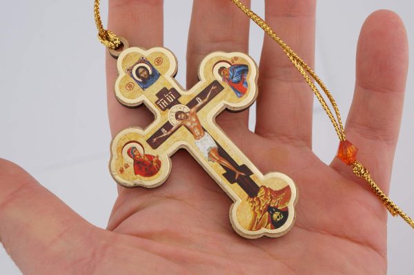orthodox crosses for car mirror charm pendant