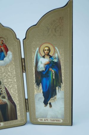 orthodox triptych icon saint nicholas