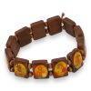 orthodox wooden bracelet with icons