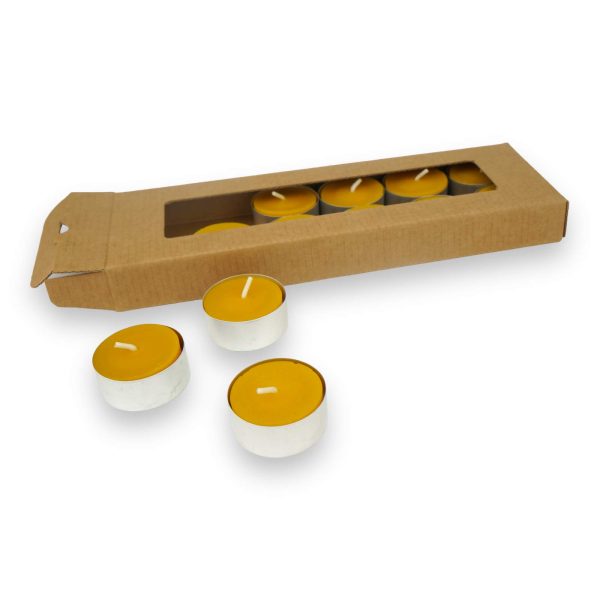 pure beeswax tealight candles