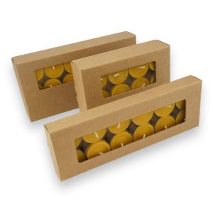 pure beeswax tealight candles