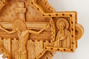 romanian beeswax orthodox cross