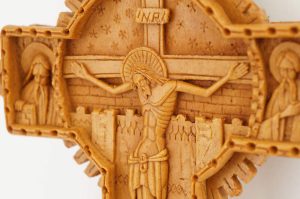 romanian beeswax orthodox cross