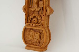 romanian beeswax orthodox cross