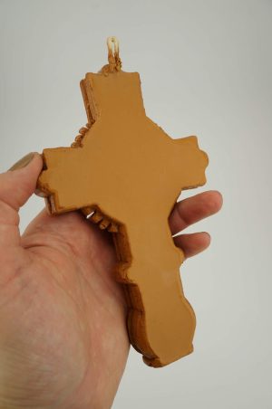 romanian beeswax orthodox cross