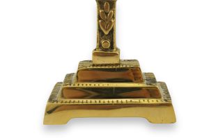 small brass menorah