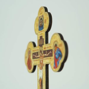 wooden ukrainian wall crucifix