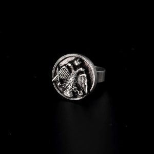 byzantine eagle ring orthodox double headed