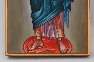 christ pantocrator icon (full body) hand painted orthodox