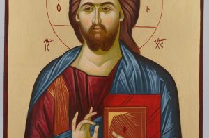 jesus christ pantocrator icon hand painted orthodox