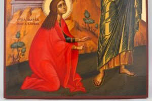 noli me tangere icon (christ greeting mary magdalene) premium hand painted orthodox