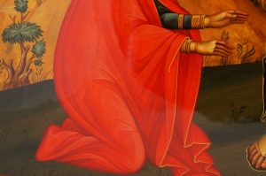 noli me tangere icon hand painted christ mary magdalene touch me not