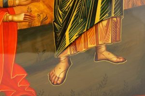 noli me tangere icon hand painted christ mary magdalene touch me not