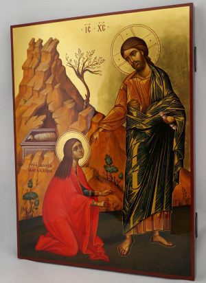 noli me tangere icon hand painted christ mary magdalene touch me not
