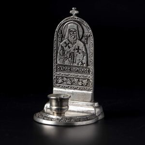 saint nektarios candlestick Κ .X