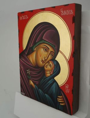 st anna icon hand painted greek orthodox